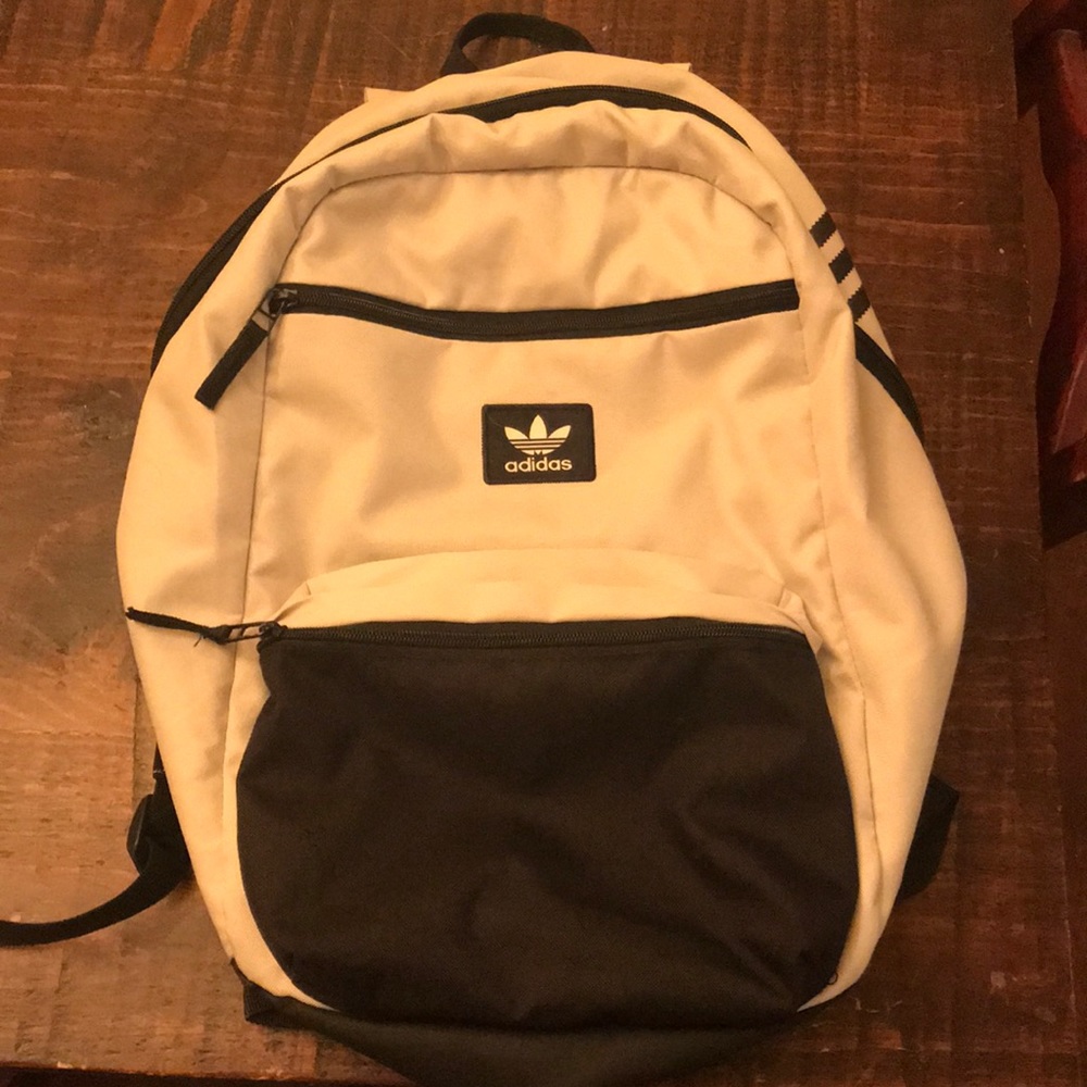 White adidas backpack